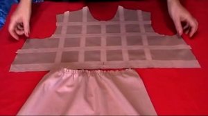 Шьём платье без нагрудной вытачки.