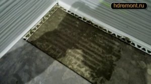 Укладка плитки на пол в туалете