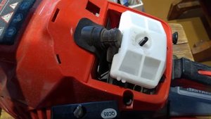 Бензопила Carver  RSG 258 Advance Осмотр воздушного фильтра