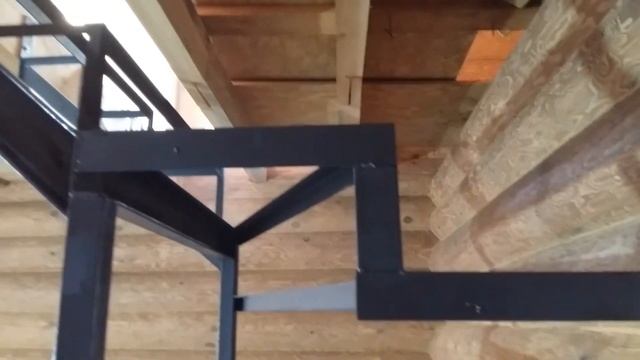 Каркас лестницы из металла в КП Белое Озеро смотреть онлайн