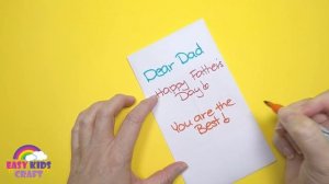 DIY Surprise Message Card for Fathers Day | Pull Tab Origami Envelope