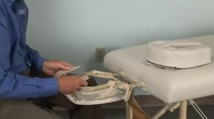 Обзор полки для рук в массажных столах Oakworks