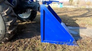 Самосвальный ковш для минитрактора на заднюю одноточечную навеску