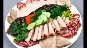 Мясная тарелка. Фото оформления