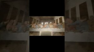 Тайная вечеря (фреска Леонардо да Винчи) в монастыре Санта-Мария-делле-Грацие Милан Secret Evening