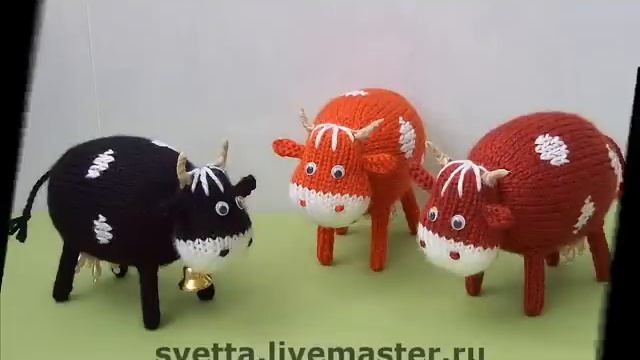 Вязаные игрушки Светланы Забелиной. Кnitted Тoys смотреть онлайн