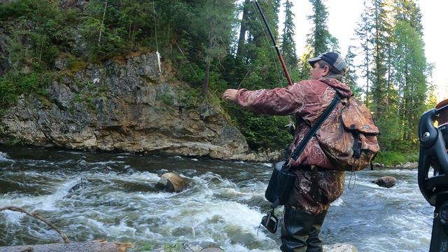 Чёткая поклевка на камеру.