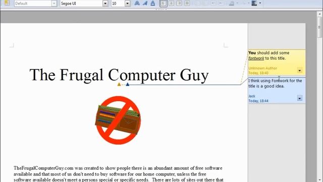 LibreOffice-Writer (84) Collaboration--Comments смотреть онлайн