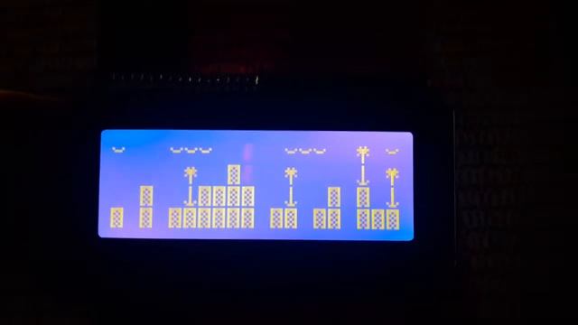 Arduino LCD 20x4 game Platformer смотреть онлайн