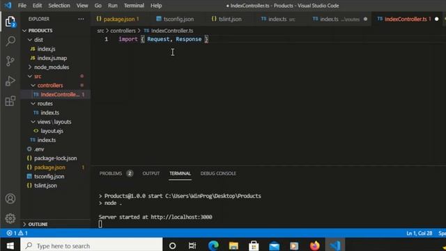Typescript With EJS and Express смотреть онлайн