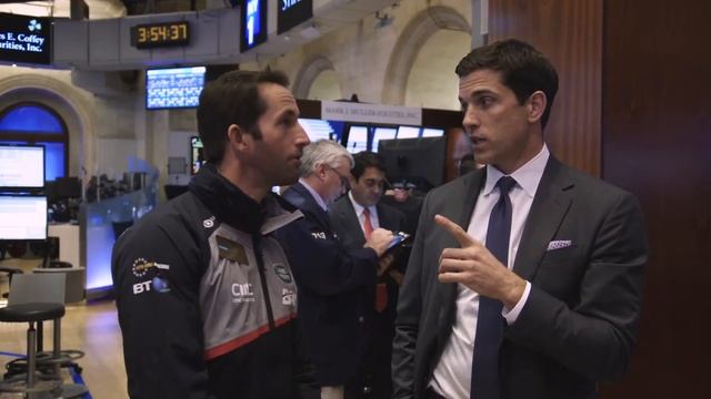 Sir Ben Ainslie Closes New York Stock Exchange смотреть онлайн