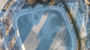 Кировск с высоты птичьего полёта 60fps