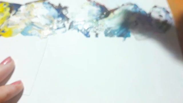Необычный способ рисования. Для новичка.Горы./Рисунок картоном. Сможет каждый!