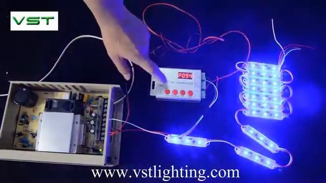 RGB Full Color Rectangular Led module light Controlled by IC WS2811 смотреть онлайн