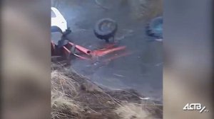 Сахалинец на угнанном тракторе утонул в реке в Углегорском районе