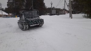 Гусеничный вездеход с двигателем Lifan 27 л.с.