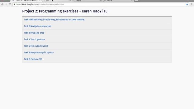 CS160:Project 2:Programming exercises
