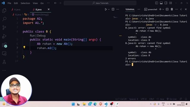 Default Modifier in Java ??| Java full course | Java Tutorial 48 смотреть онлайн