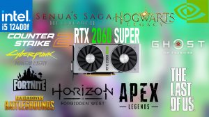 i5 12400f + RTX 2060 SUPER in 2024 (Tests in 11 Games)