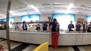 Шведский стол в санатории "Танып".Очень вкусно и полезно.