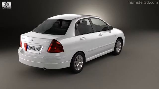 Suzuki Liana sedan 2004 by 3D model store Humster3D.com смотреть онлайн