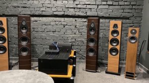 sonus faber olympica iii + copland 405a + bluesound 2i