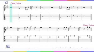 Popcorn (Gershon Kingsley) • Guitar Tabs • Play Along (Jean-Michel Jarre's version )