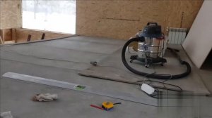 Черновой пол второго этажа в Фахверке