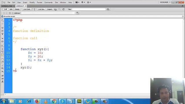PHP Function With Example Part1
