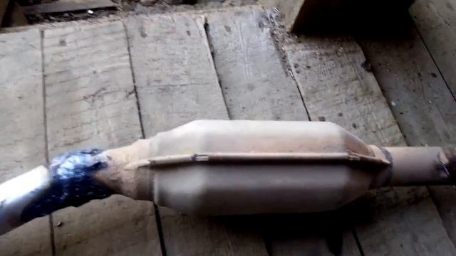 2 Ремонт Deawoo Matiz, замена коллектора приёмной трубы