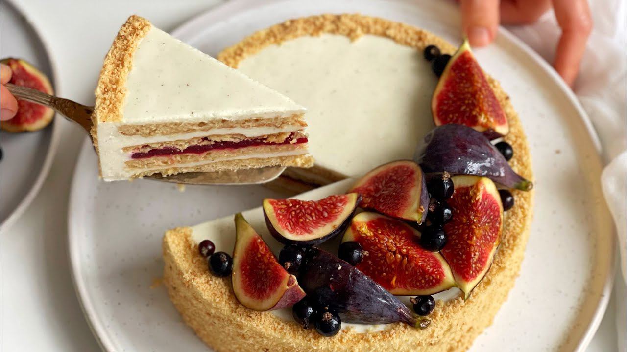 Новый Медовик с брусникой и сметанным муссом с ванилью + БОНУС пирожное бейби-картошка смотреть онлайн