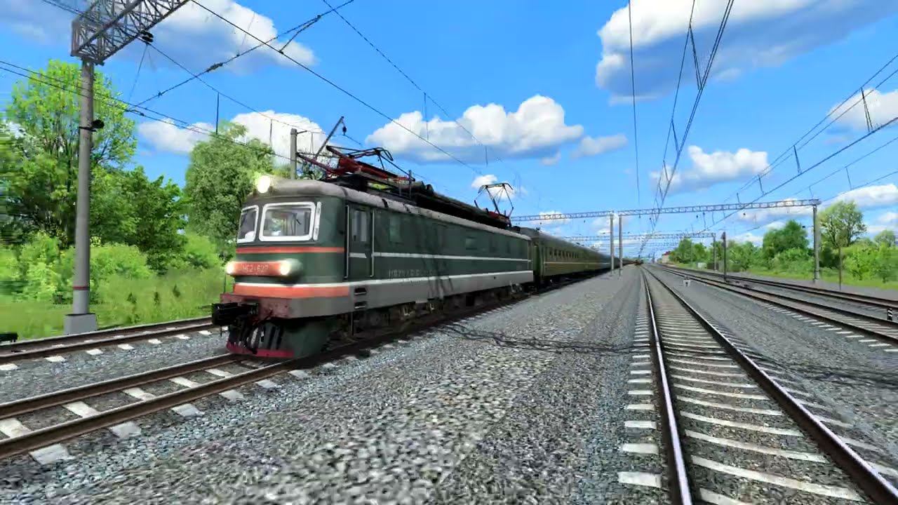 Train Simulator classic ЧС-2 с поездом №27 Москва-Кисловодск (часть 2) смотреть онлайн