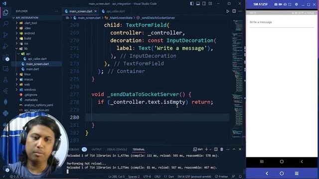 StreamBuilder with WebSocket in Flutter | Flutter Complete Tutorial | Part 29