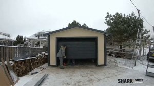 Гараж из сэндвич-панелей за 10 дней.
