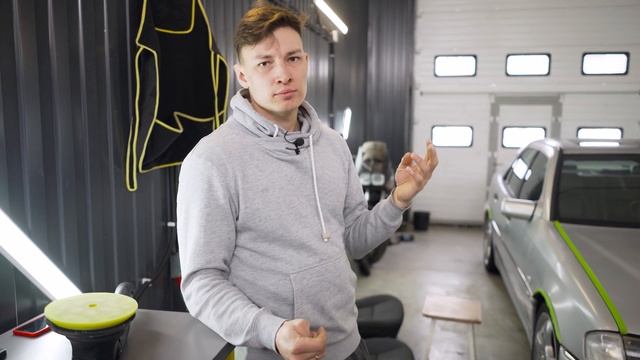 Полируем кузов самого живого в мире Мерседеса С-класса w202