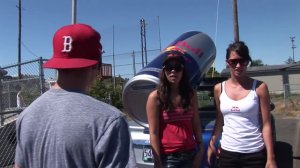 Sexy Red Bull Girls Go Wild in Seaside Oregon