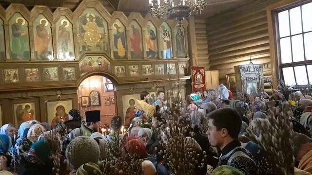 31.03.18 Освящение вербы. смотреть онлайн