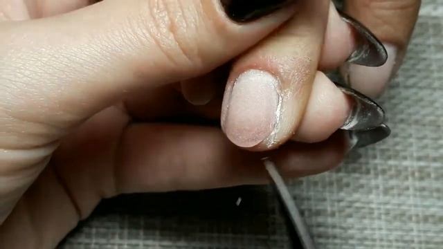 СЛОЖНЫЙ НОГОТЬ С ТРЕЩИНОЙ. Укрепление ПОЛИГЕЛЕМ