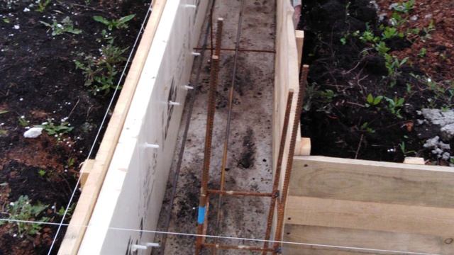 Фундамент для 2х этажного дома из газоблока и облицовкой фасада кирпичом смотреть онлайн