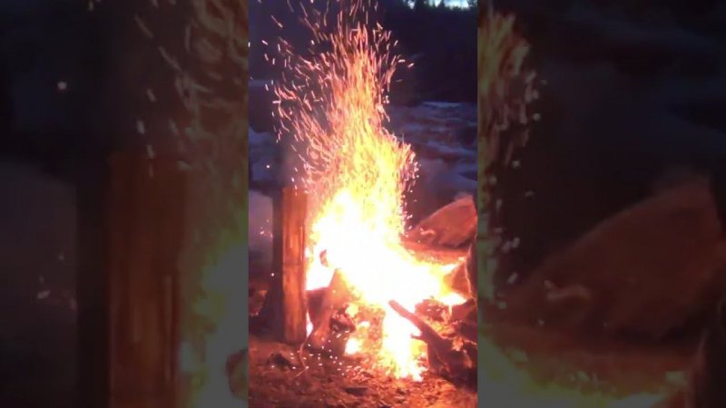 90 ИСКРЫ и КОСТЕР Тайга Поход Рыбалка Охота Туризм #camping  #survival #bushcraft #дмитрийяков