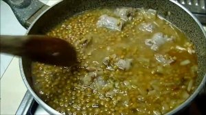 Блюда из Чечевицей. Чечевица и Сальсича Итальянская Кухня