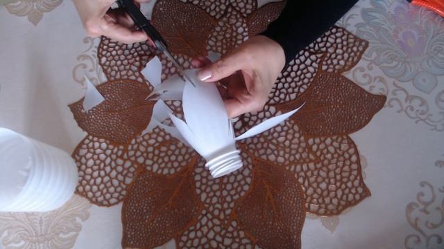 Цветы из пластиковых бутылок смотреть онлайн