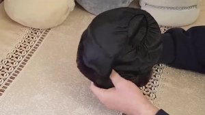 Берет "Парижанка" из мутона с каракулем