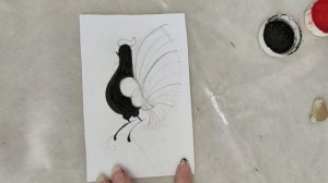 Городецкая роспись для начинающих. Мастер-класс петушок с наброском.