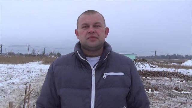 Столбы для фундамента. Монолитный дом смотреть онлайн