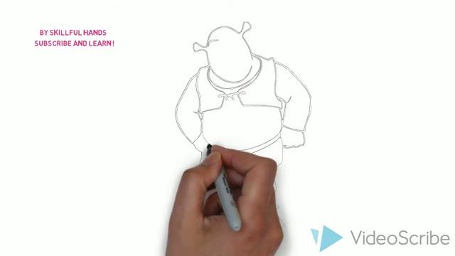 How to Draw a Shrek / Как нарисовать Шрека смотреть онлайн