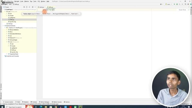 How to Create and Run Python First Program in PyCharm | edutika ...