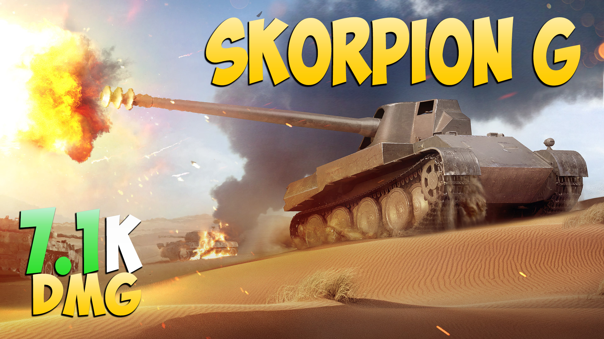 Skorpion G - 6 Фрагов 7.1K Урона - Смертельно опасен! - Мир Танков