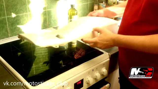 Очистка и шлифовка пластика мотоцикла.