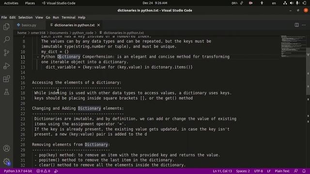 #21 Dictionaries In Python